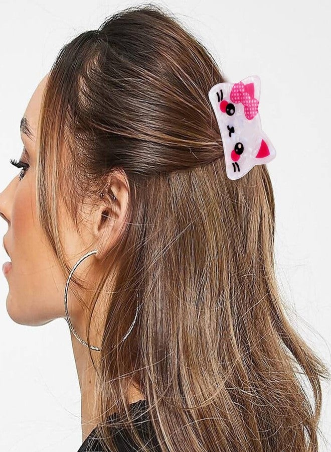 هابدو مشابك شعر على شكل قطة من هابدو، قطعة واحدة، إكسسوارات شعر لطيفة على شكل حيوانات للنساء والفتيات، مناسبة لتسريحة نصف مرفوعة، مشابك صغيرة مضحكة على شكل مخالب حيوانات أليفة، هدايا مثالية مبتكرة - Image 5